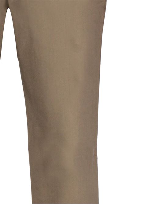 Ocher brown stretch trousers Family first | PS2405BEIGE